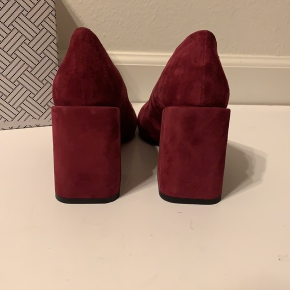 NEW Furla Viva Suede Heels IT 39.5/ US 9 - Picture 7 of 13